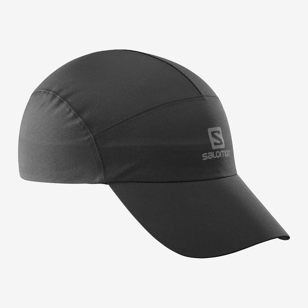 Salomon Israel WATERPROOF - Mens Caps - Black (NIYW-72019)